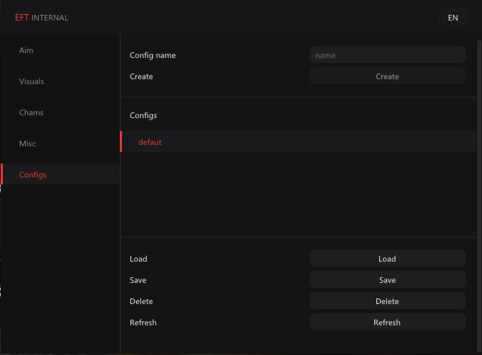 UnnamedTech EFT Internal preview 5