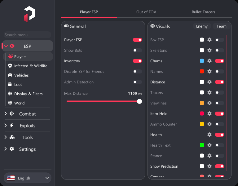PureDMA DayZ — developer screenshot