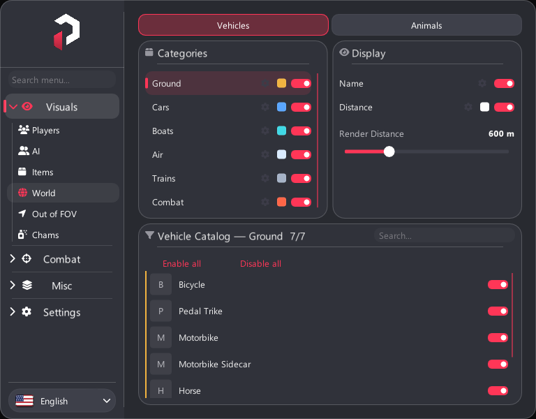 PureDMA Rust — developer screenshot