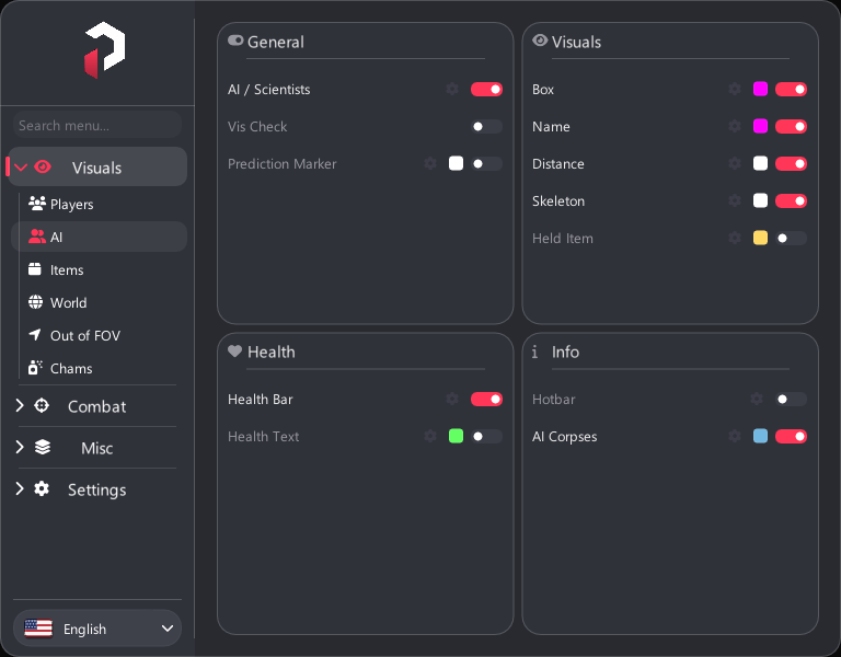 PureDMA Rust — developer screenshot